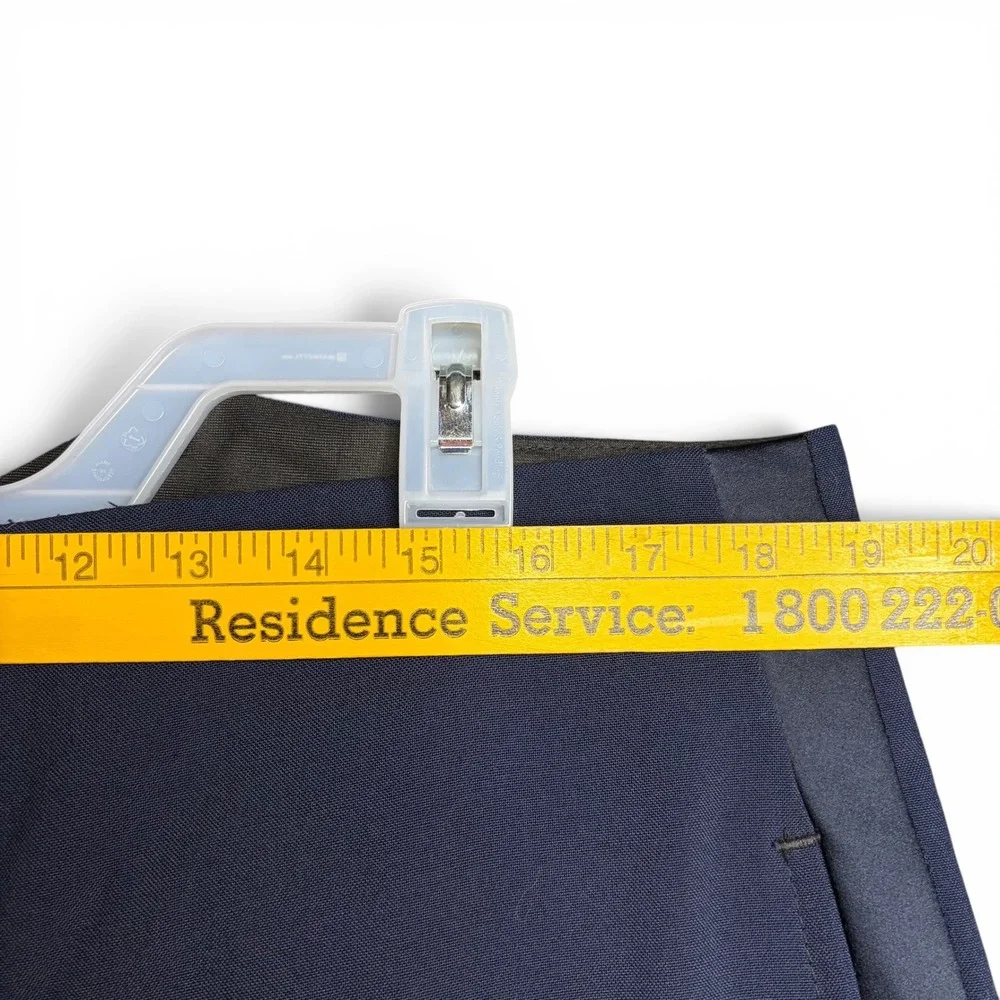 USAF Dress Uniform Trousers Blue Wool Blend Satin Stripe Mens 38x30  Patriot USA - Picture 8 of 12